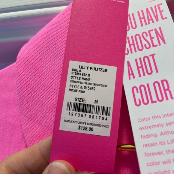 Lily Pulitzer Pink Dress NWT - Picture 2 of 2